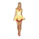 Fantasia Adulto Feminino Princesa Bela Sexy Luxo