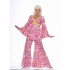 Fantasia Adulto Hippie Flores