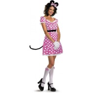 Fantasia Adulto Minnie Mouse Rosa