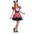 Fantasia Adulto Minnie Mouse Vermelha Coração
