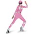 Fantasia Adulto Power Rangers Rosa Luxo
