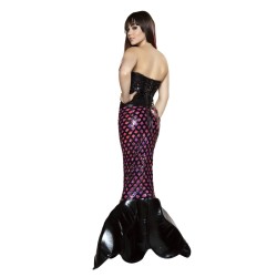Fantasia Adulto Sereia Pink Sexy dos Mares Superluxo