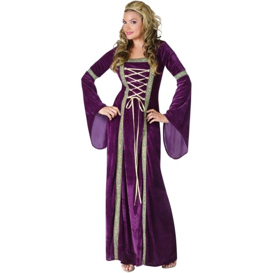 Fantasia Adulto Vestido Trançado Luxo
