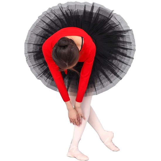 Fantasia Bailarina Profissional Adulto Preto