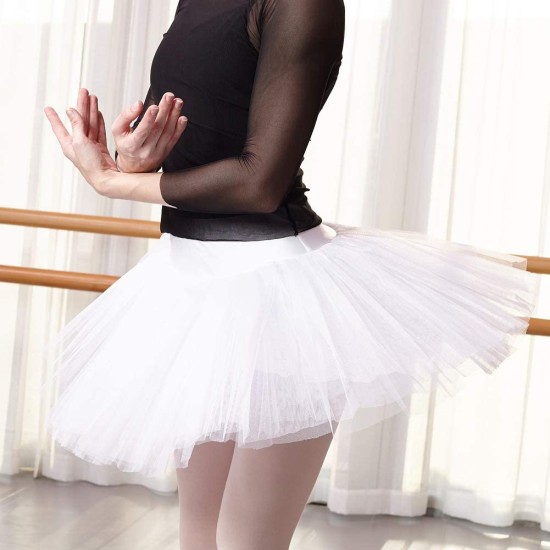 Fantasia Bailarina Profissional Saiote Saia Adulto Infantil Branco