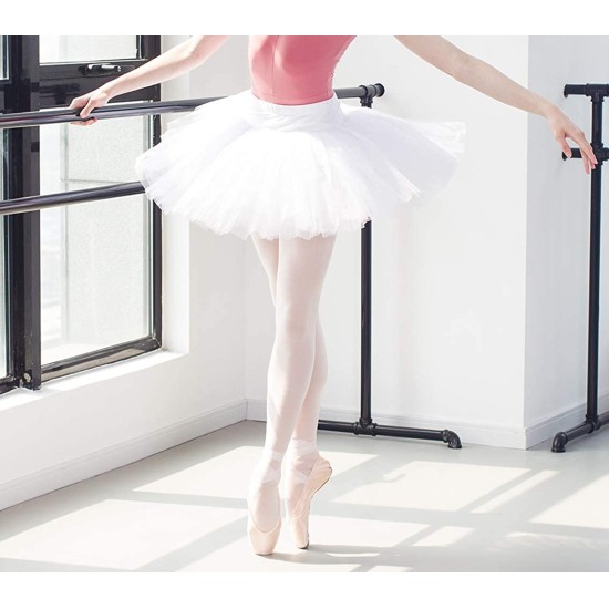Fantasia Bailarina Profissional Saiote Saia Adulto Infantil Branco