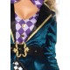 Fantasia Chapeleiro Maluco Adulto Alice no País das Maravilhas Luxo Feminino Extra Grande