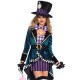 Fantasia Chapeleiro Maluco Adulto Alice no País das Maravilhas Luxo Feminino