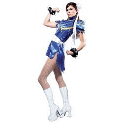 Fantasia Chun Li Adulto do Street Fighter