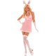 Fantasia Coelho Sexy Feminino Rosa
