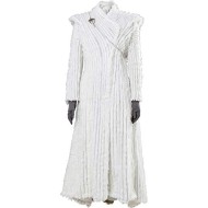 Fantasia Daenerys Targaryen Game of Thrones Cosplay Branco