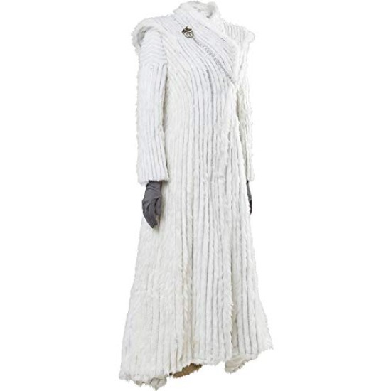 Fantasia Daenerys Targaryen Game of Thrones Cosplay Branco