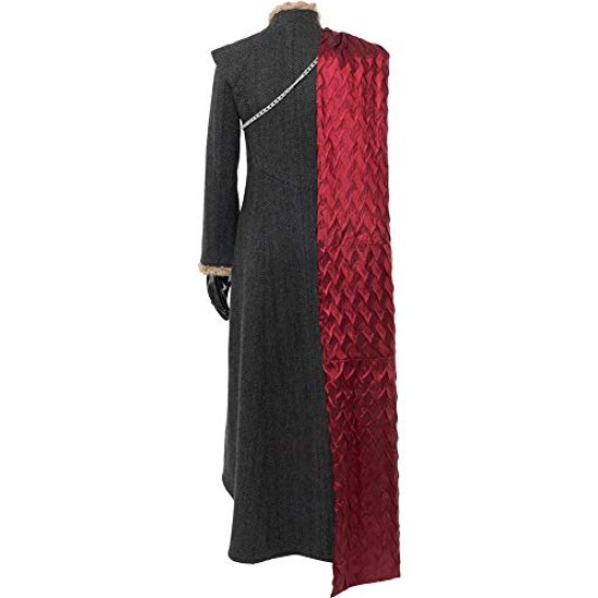 Fantasia Daenerys Targaryen Game of Thrones Cosplay Cinza
