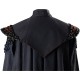 Fantasia Daenerys Targaryen Game of Thrones Cosplay Preto