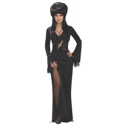 Fantasia Elvira a Rainha das Trevas Adulto Clássico