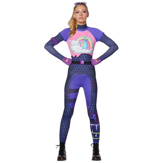 Fantasia Fortnite Brite Bomber Adulto Luxo  