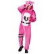 Fantasia Fortnite Urso Rosa Adulto Luxo