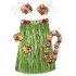 Fantasia Havaiana Conjunto Luxo