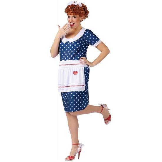 Fantasia I Love Lucy Luxo Adulto Extra Grande