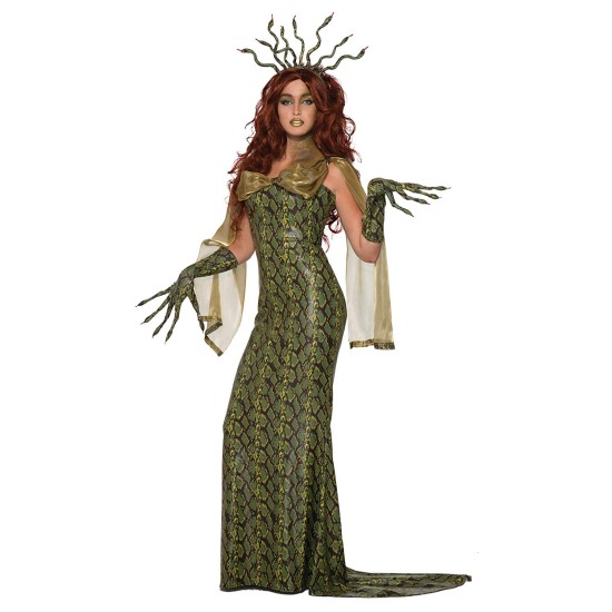 Fantasia Medusa Elegante Luxo Extravagante