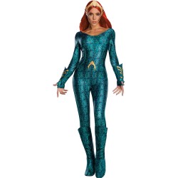 Fantasia Mera Aquaman Adulto Completo Luxo 