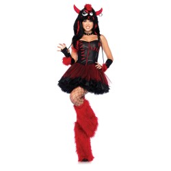 Fantasia Monstro Feroz Rebelde Adulto Feminino Sexy