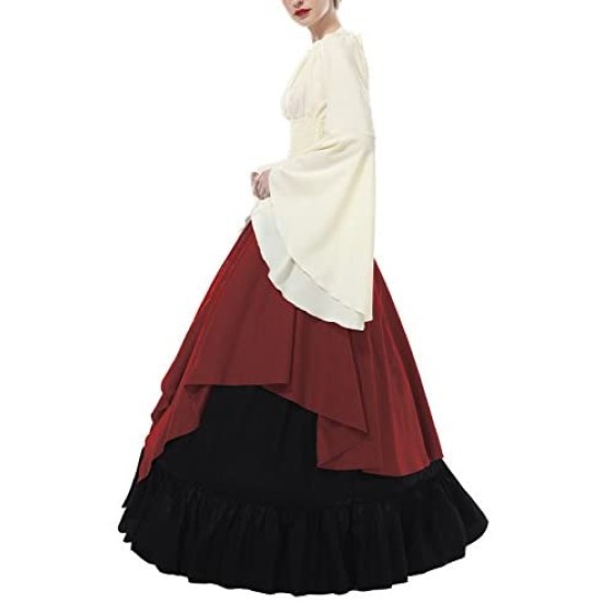 Fantasia Mulher Vitoriana Medieval Adulto Feminino