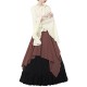 Fantasia Mulher Vitoriana Medieval Adulto Feminino