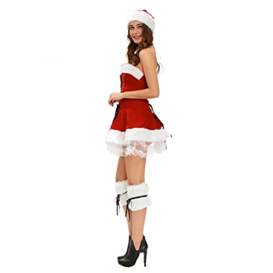 Fantasia Natal Papai Noel Adulto Luxo