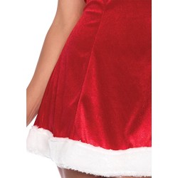 Fantasia Natal Papai Noel Luxo Adulto Delicado