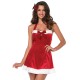 Fantasia Natal Papai Noel Luxo Adulto Delicado