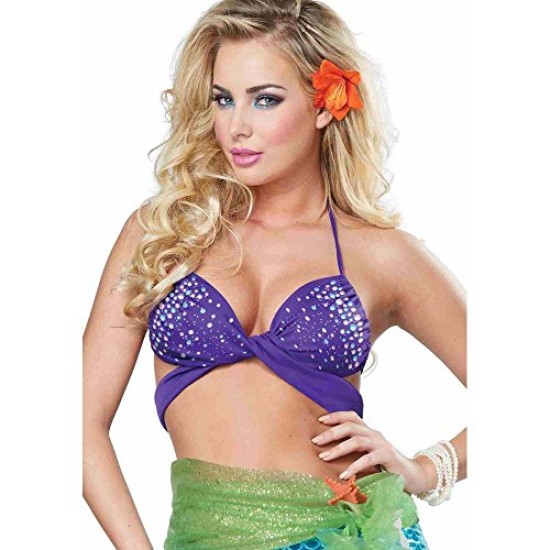 Fantasia Pequena Sereia Ariel Sexy Adulto Feminino