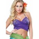 Fantasia Pequena Sereia Ariel Sexy Adulto Feminino