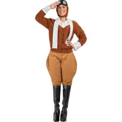 Fantasia Piloto Aviador Adulto Feminino