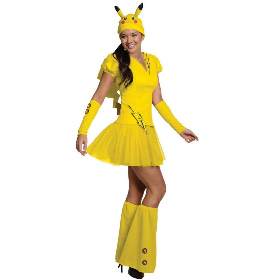 Fantasia Pikachu Feminina Adulta