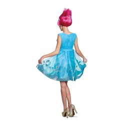 Fantasia Poppy Trolls Adulto Luxo