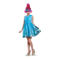 Fantasia Poppy Trolls Adulto Luxo