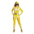 Fantasia Power Rangers Amarela Adulto Feminino