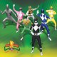 Fantasia Power Rangers Luxo Rosa Adulto