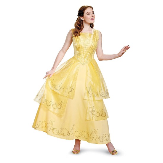 Fantasia Princesa Bela Adulto Elite