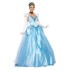 Fantasia Princesa Encantada Cinderela Luxo Adulto