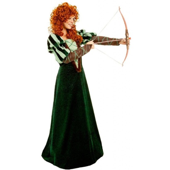 Fantasia Princesa Valente Merida Adulto