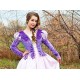 Fantasia Rapunzel Enrolados Disney Luxo Adulto