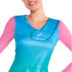Fantasia Trolls Queen Poppy Adulto Luxo Elite