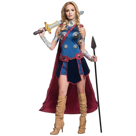 Fantasia Valkyrie Ragnarok Luxo Adulto Nova