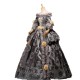 Fantasia Vestido Maria Antonieta Cinza Medieval Renacença Vitoriano