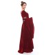 Fantasia Vestido Mulher Medieval Vitoriana Adulto Feminino