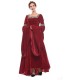 Fantasia Vestido Mulher Medieval Vitoriana Adulto Feminino