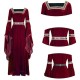 Fantasia Vestido Mulher Medieval Vitoriana Adulto Feminino
