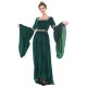 Fantasia Vestido Mulher Medieval Vitoriana Adulto Feminino